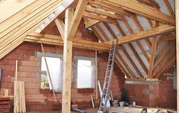 Abraham Heights attic trusses